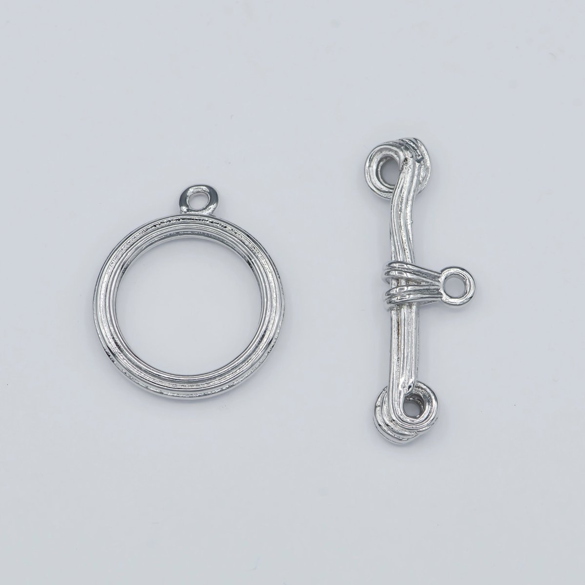 Gold Filled Rustic Wire Toggle Clasp For DIY Jewelry Making Necklace Anklet Bracelet L-318~L-319