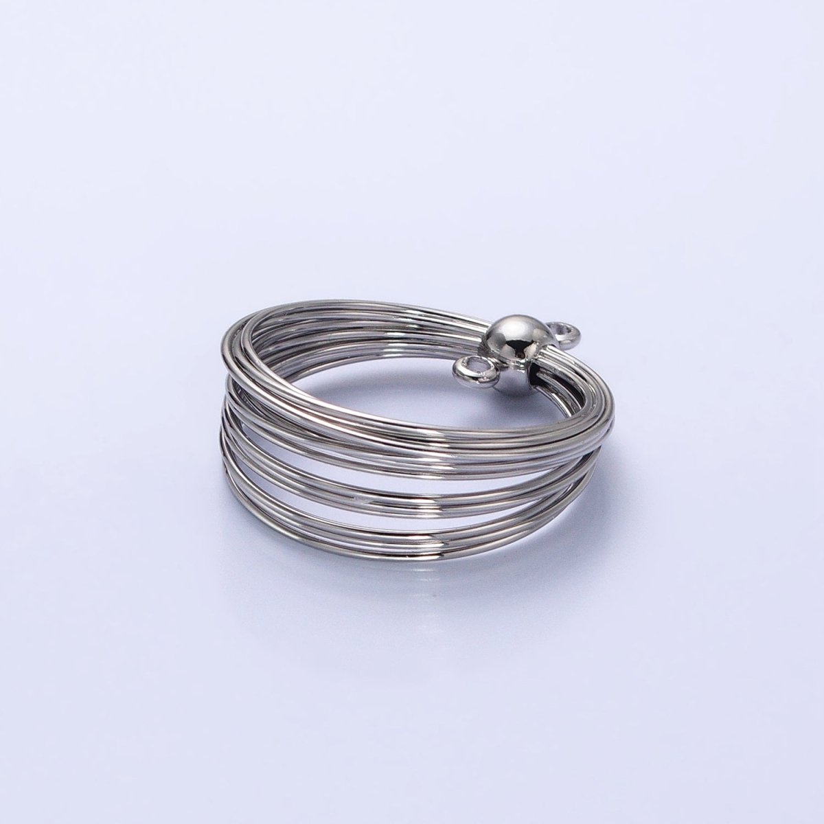 Gold Wire Round Layer Charm for Necklace Earring Component Jewelry Making Z-171 Z-172