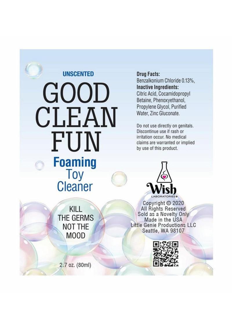 Good Clean Fun Foaming Toy Cleaner