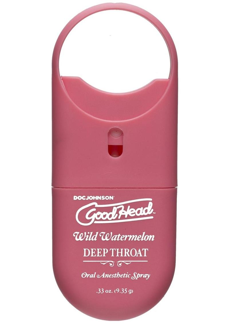 Good Head Deep Throat To Go Oral Spray Wild Watermelon