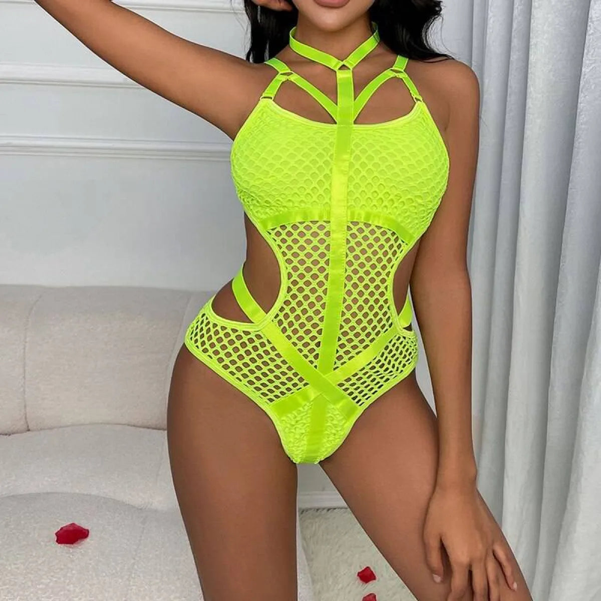 Gothic Fishnet Bodysuits