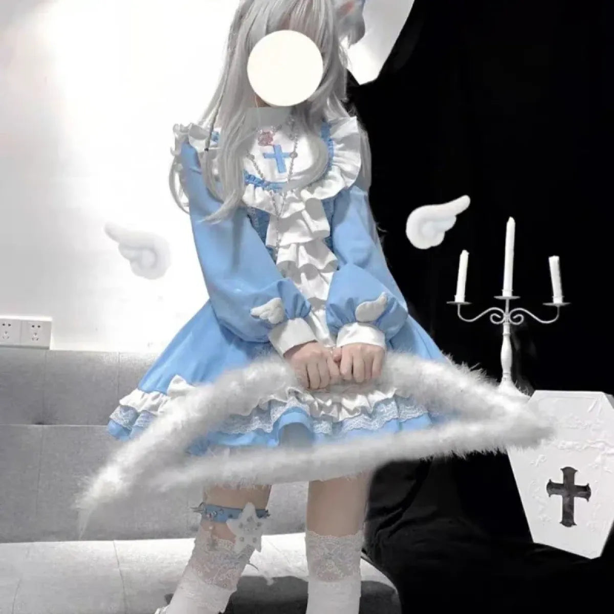 Gothic Lolita Ruffle Dress