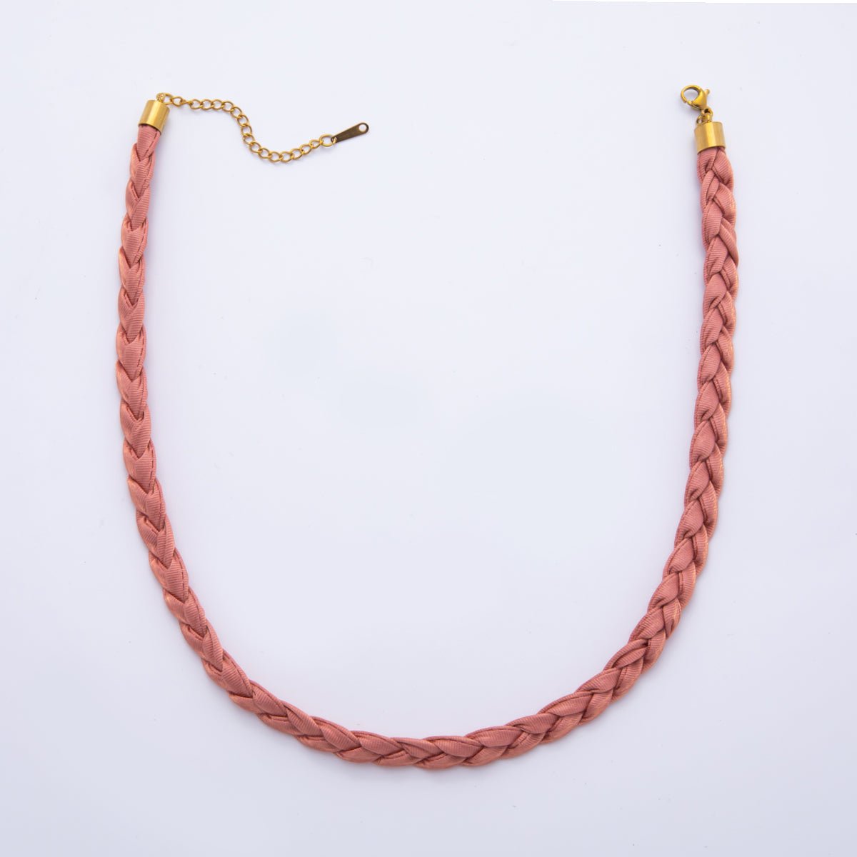 Handmade Fabric Braided Bandana Necklace 17 inch long WA-880