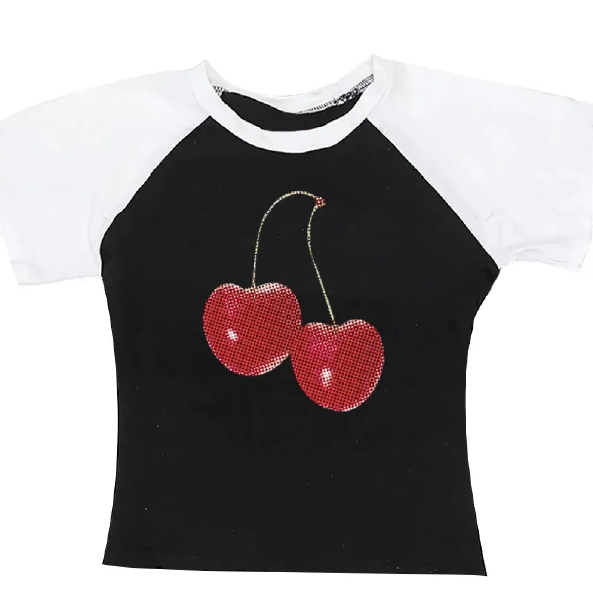 Harajuku Cherry Graphic Print T-Shirt