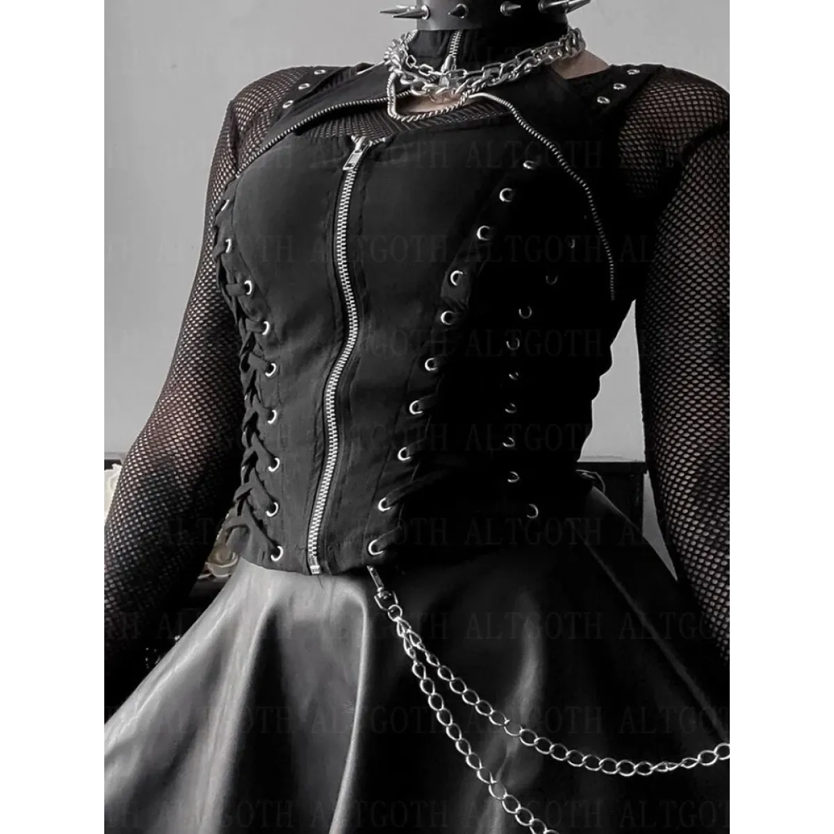 Harajuku Punk Grunge Halter Corset