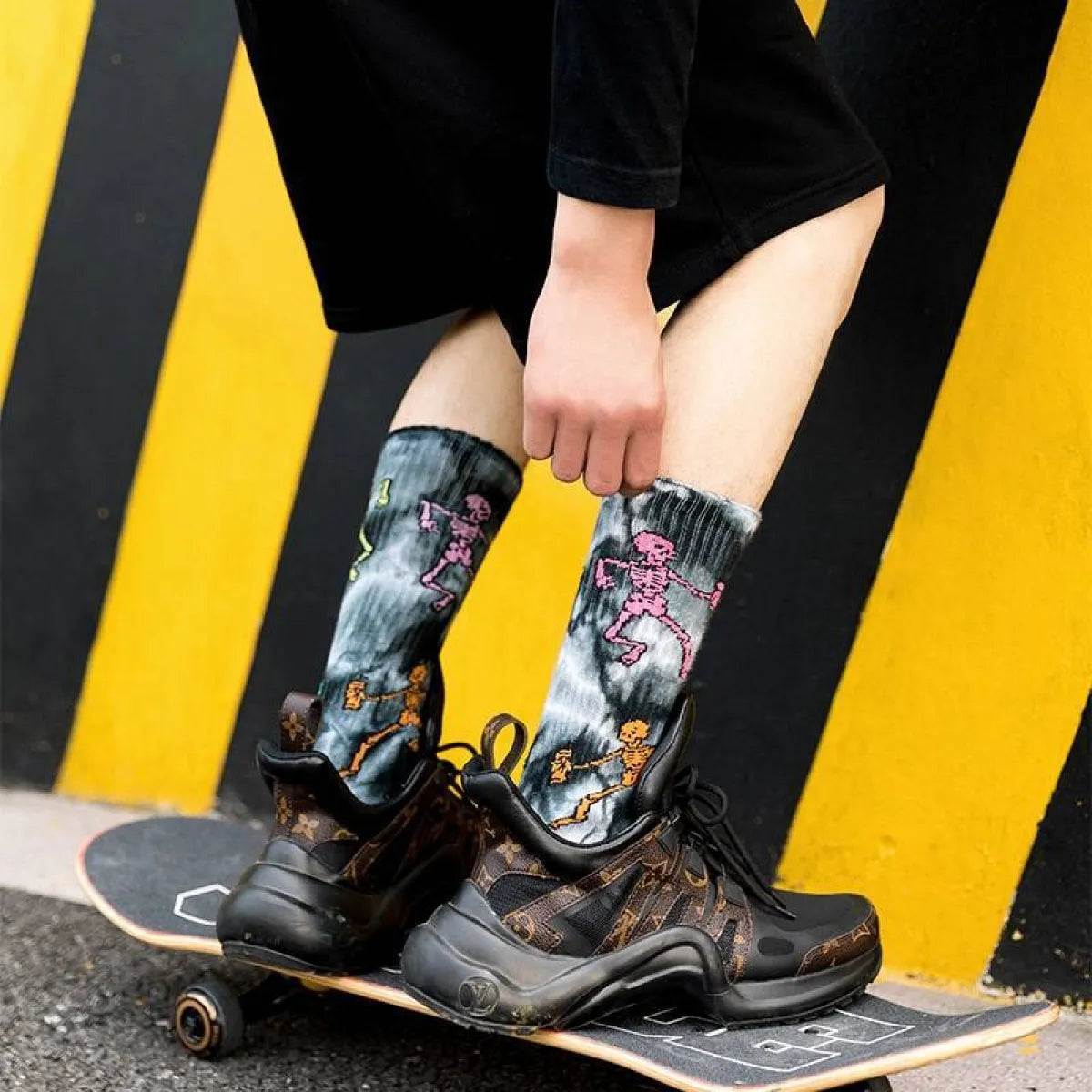 Skeleton Harajuku Socks