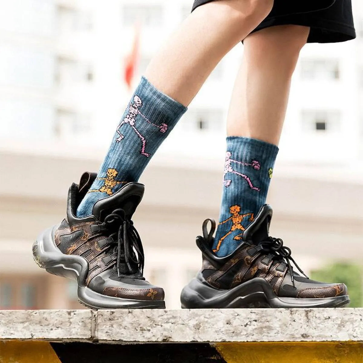 Skeleton Harajuku Socks
