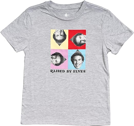 Heather Grey Squares Juniors T-Shirt Tee
