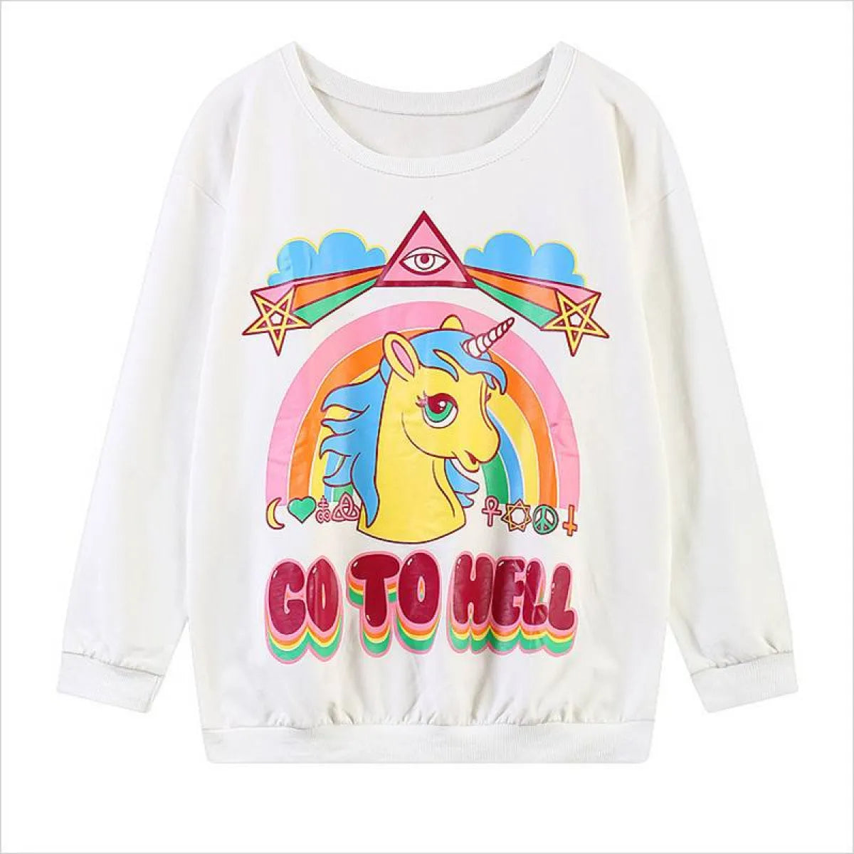 Unicorn Go To Hell Sweatshirt