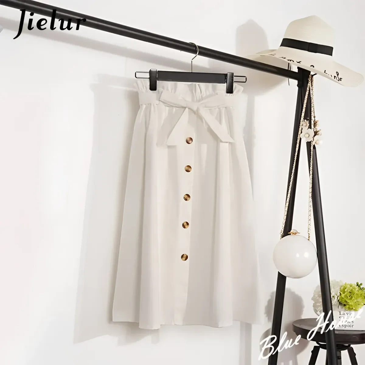 Elegant High Waist Pleated Skirts
