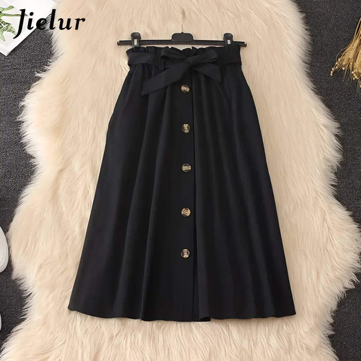 Elegant High Waist Pleated Skirts