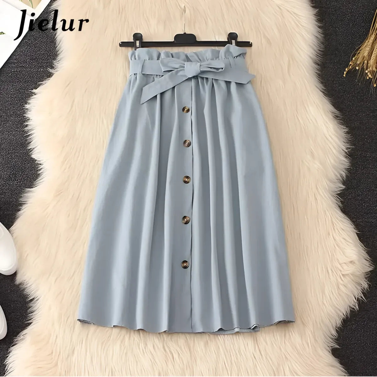 Elegant High Waist Pleated Skirts