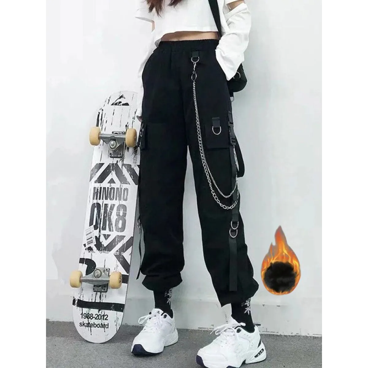 High Waist Streetwear Pants