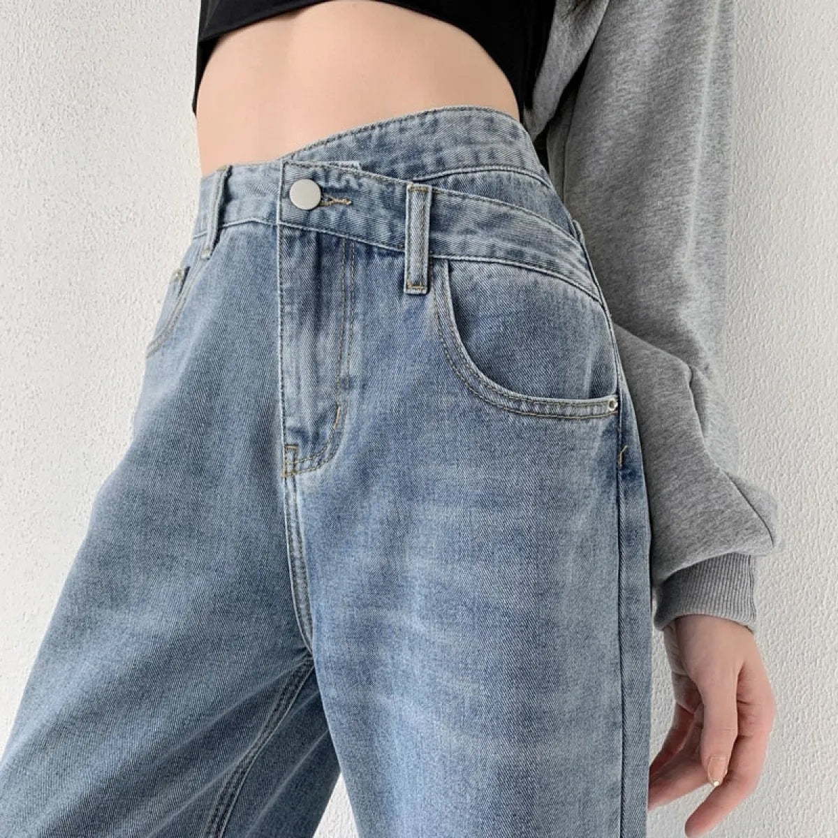 High Waist Wide Leg Jeans
