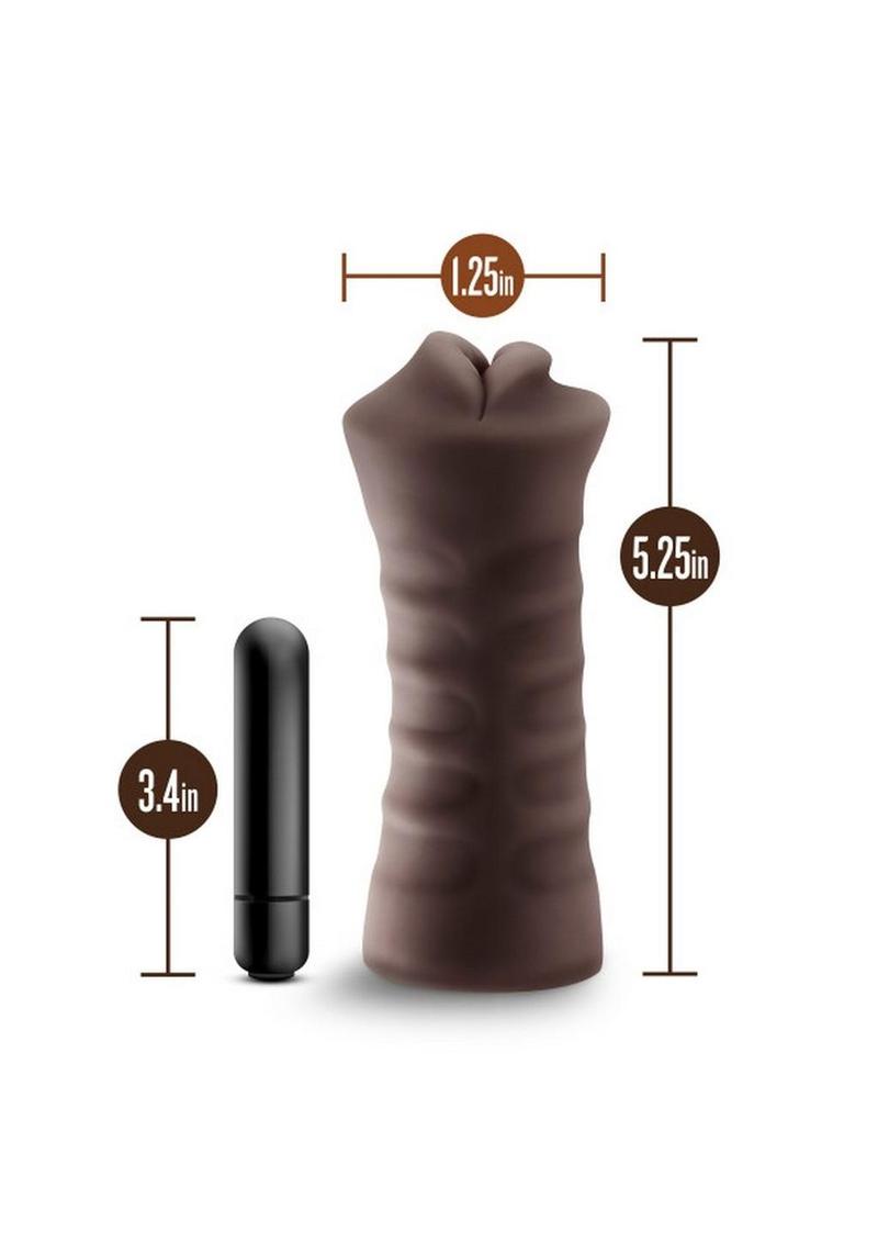 Hot Chocolate Heather Vibrating Masturbator