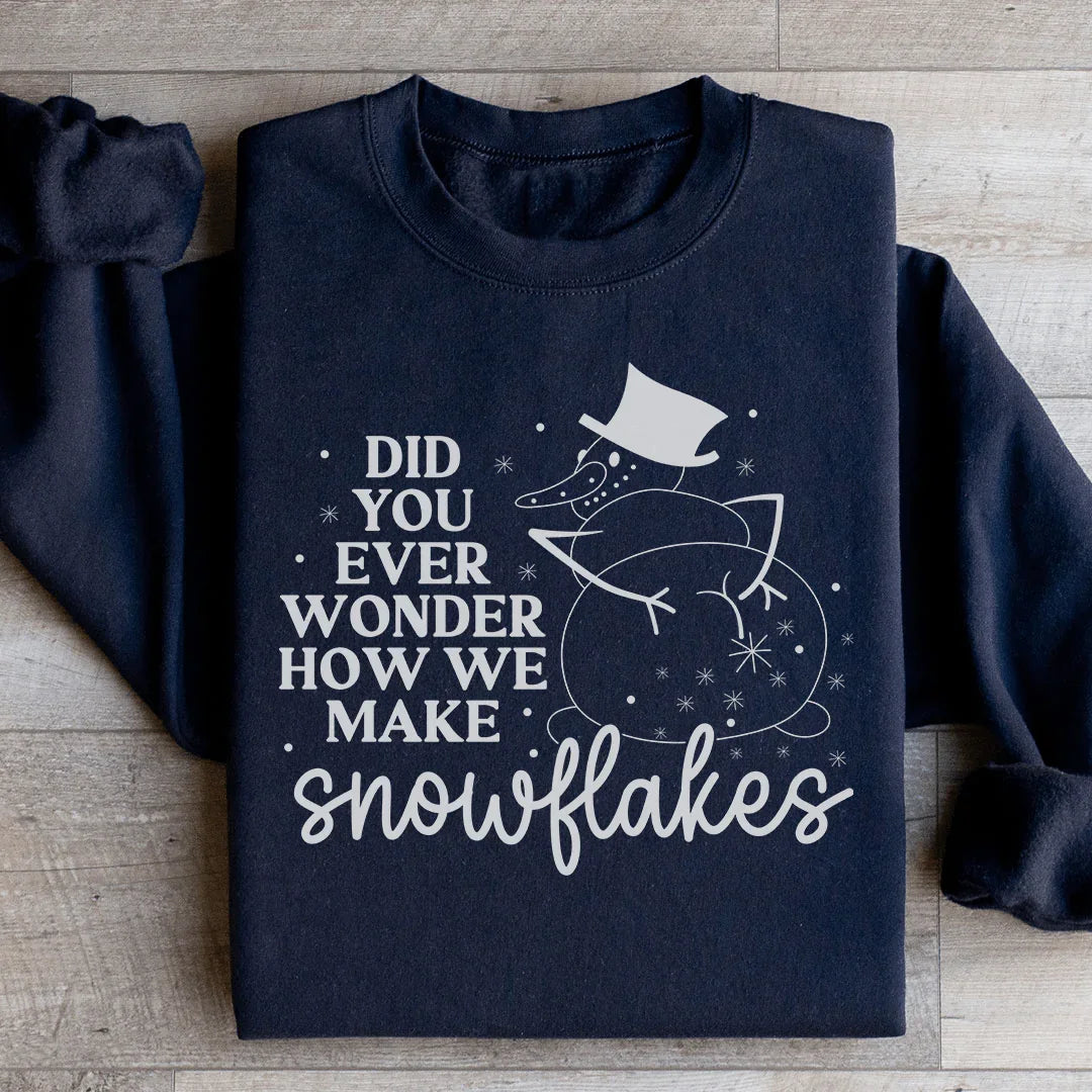 How Snowflakes Are Made Sweatshirt