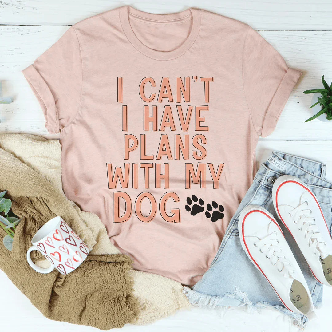 Dog Mom Gift Crewneck Tee – "I Can&