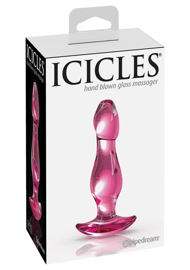 Icicles No. 73 Beaded Glass Anal Plug With Crystal Base
