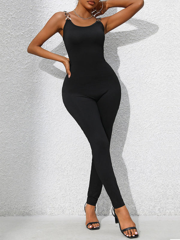 Modern sexy jumpsuit tight suspenders jumpsuit