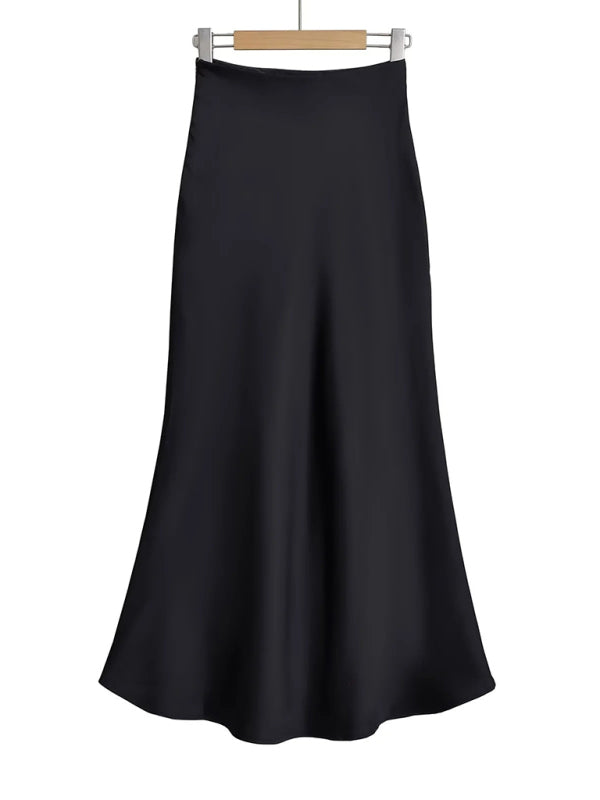 High waist maxi skirt
