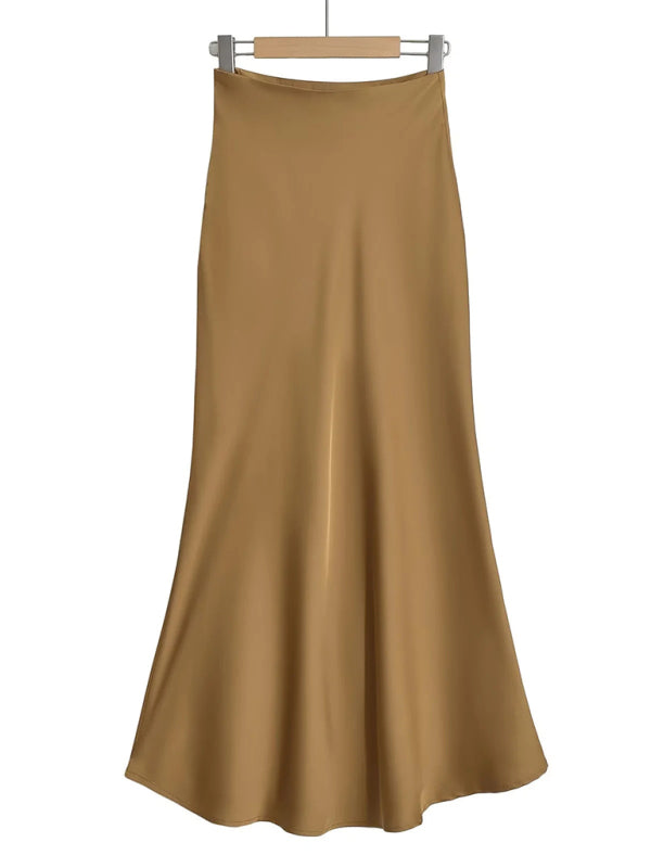 High waist maxi skirt