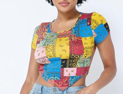 “Rider” Crop Top