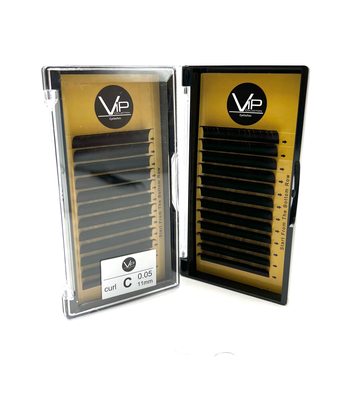 VIP Faux Mink Lash Extensions 0.05 mm C Curl 18 mm | 12-Line Tray