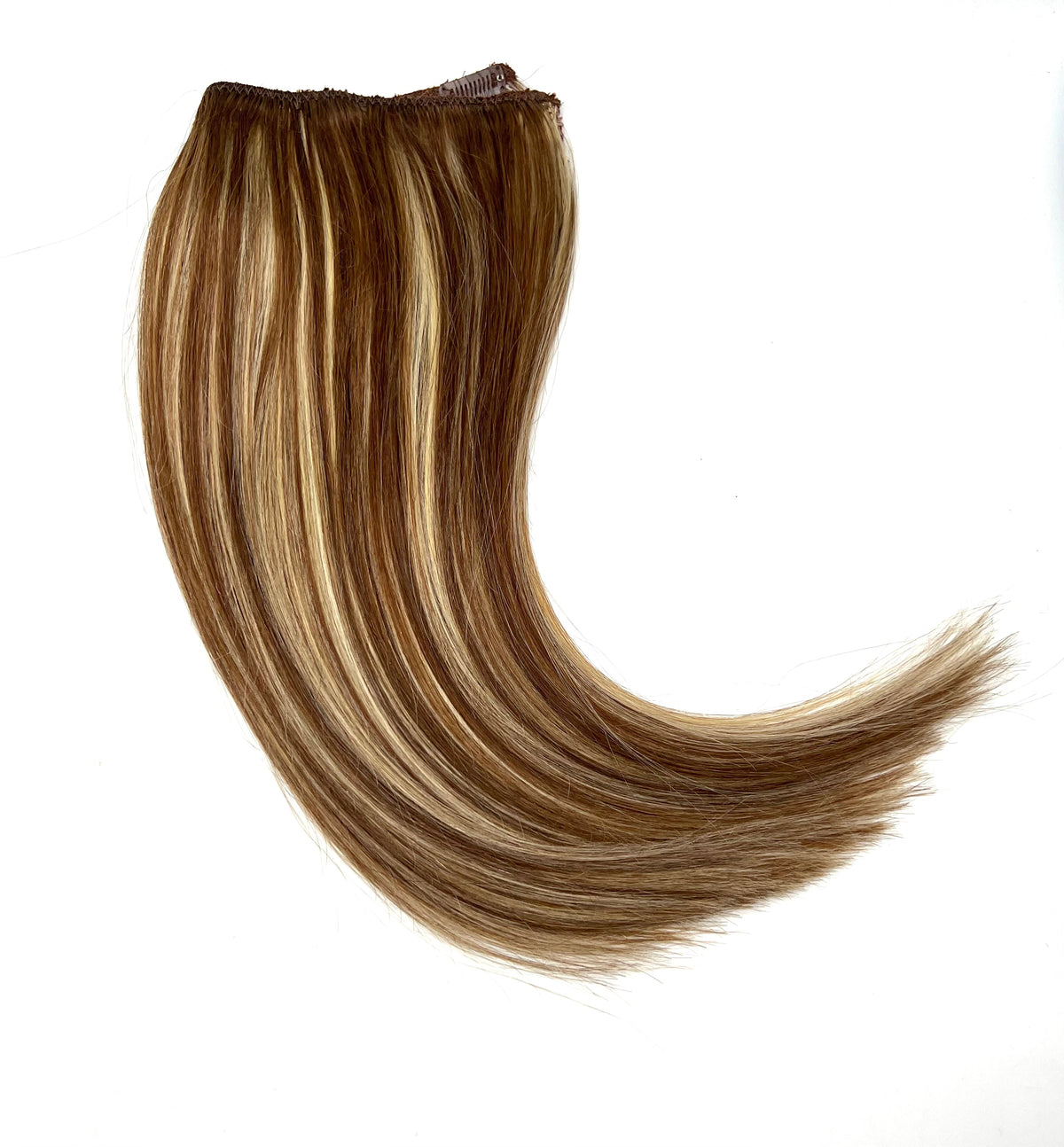 VIP BandX Halo System – 100% Human Hair Extensions, Silky Straight 18" with Clip