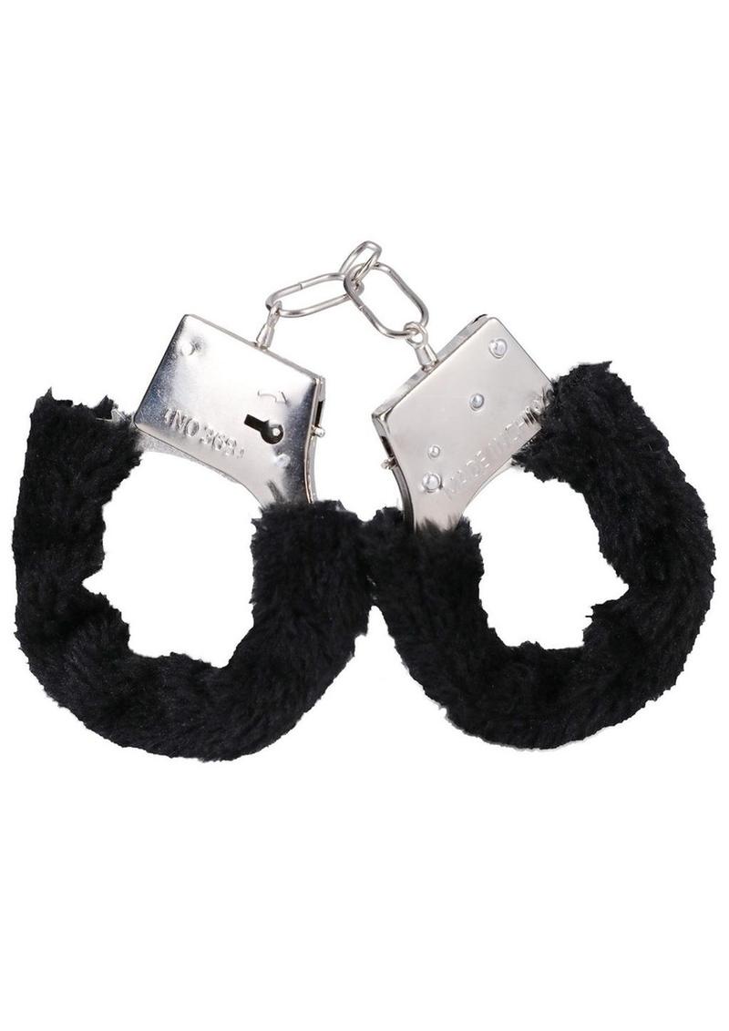 Doc Johnson Furry Handcuffs in a Bag