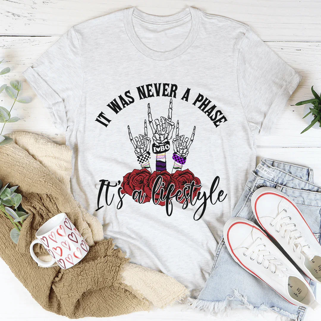 It Was Never A Phase Emo Tee