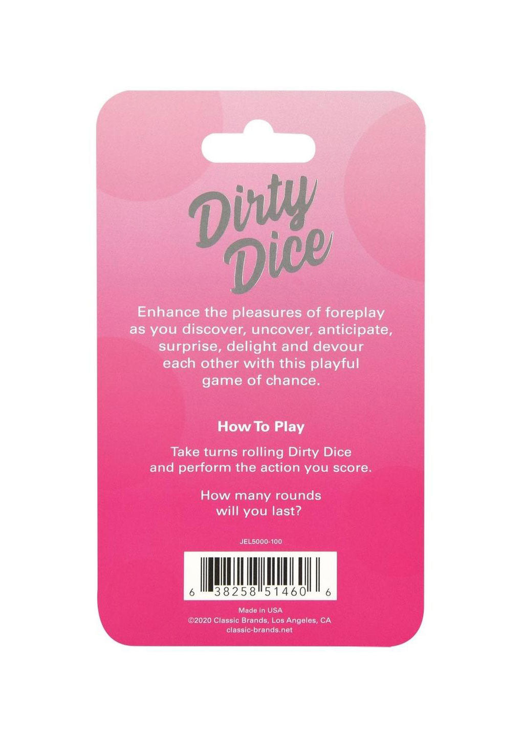 Dirty Dice Foreplay Game