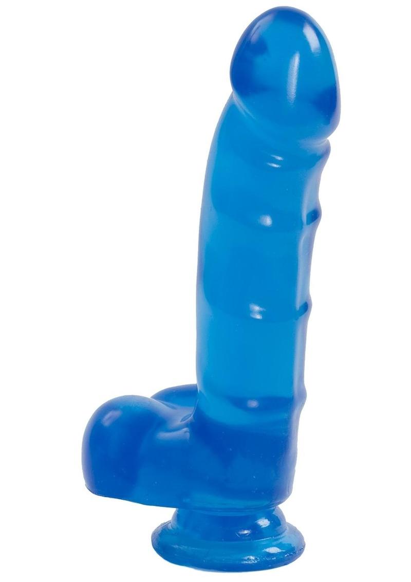 Jelly Jewels Cock and Balls Realistic Dildo by Doc Johnson