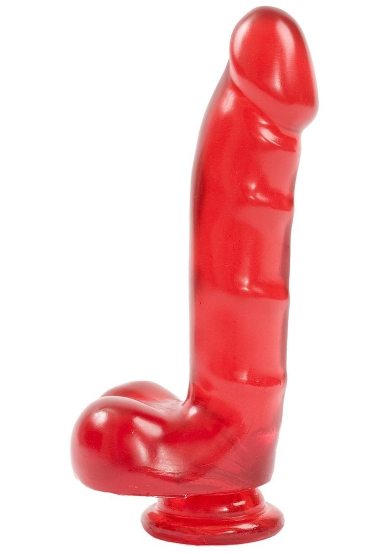 Jelly Jewels Cock and Balls Realistic Dildo by Doc Johnson