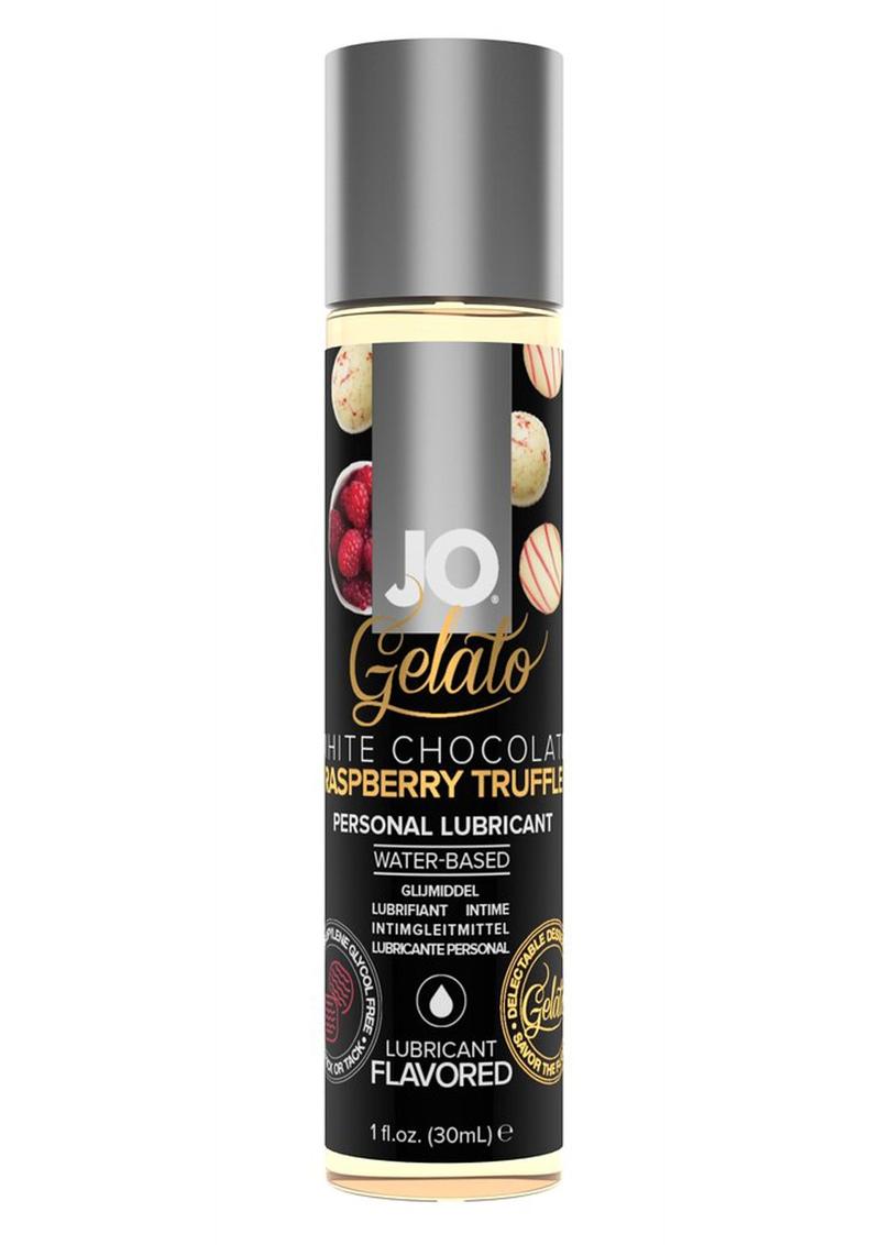 Jo Gelato White Chocolate Raspberry Truffle Flavored Lube