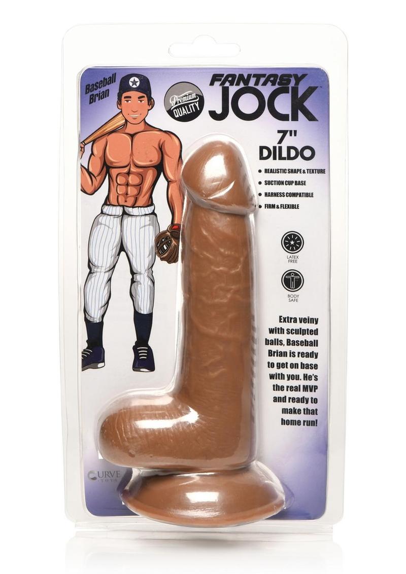 Fantasy Jock Baseball Brian Dildo With Balls