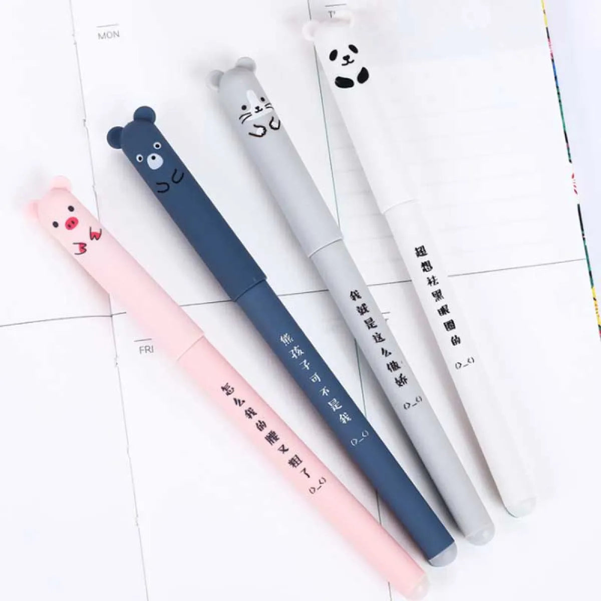 Kawaii Animal Gel Pen Set