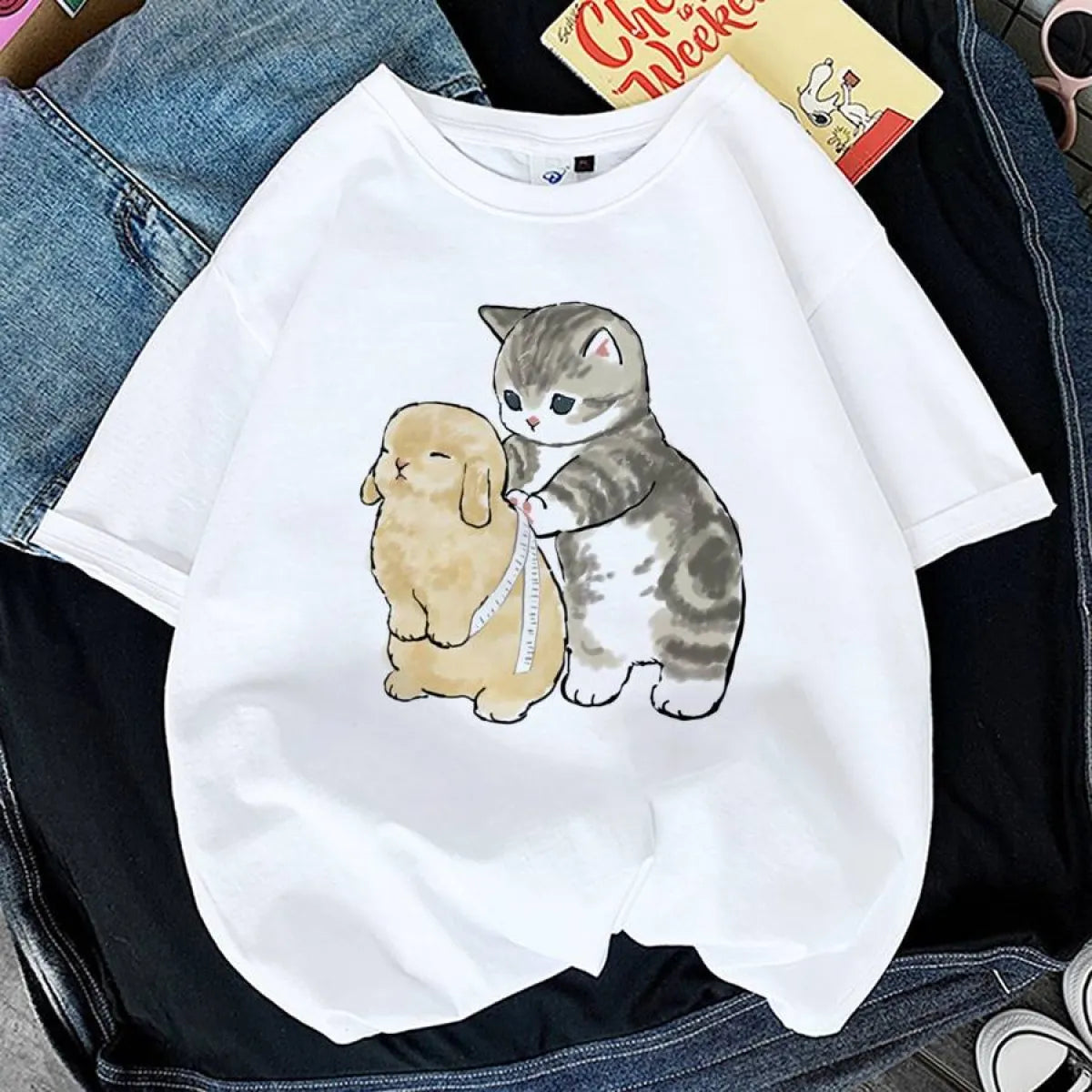 Kawaii Cat Graphic Tees