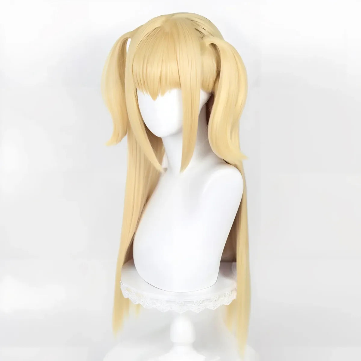 Misa Amane Cosplay Wig – Death Note Blonde Twin Tails with Wig Cap Set