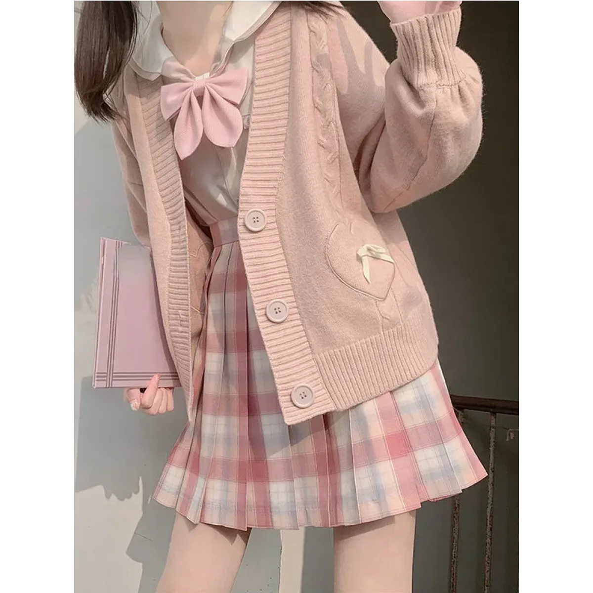 Kawaii Knitted Cardigan – Women&