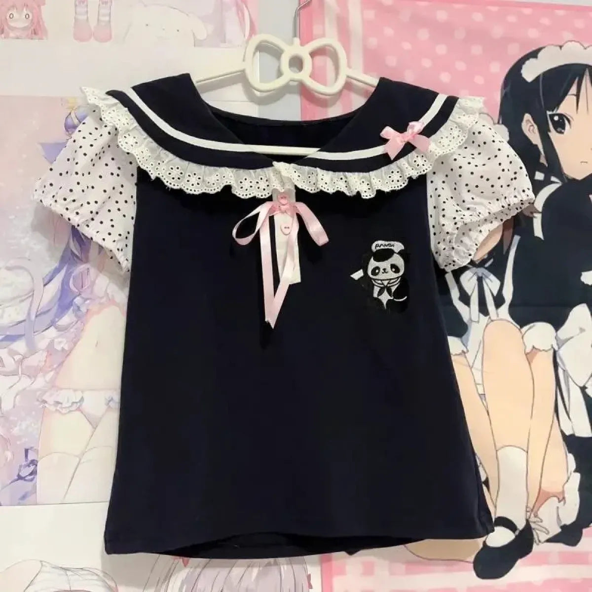 Kawaii Lace Patchwork T-Shirt