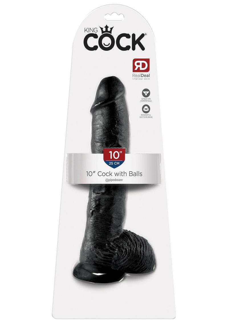 King Cock Realistic Dildo With Balls