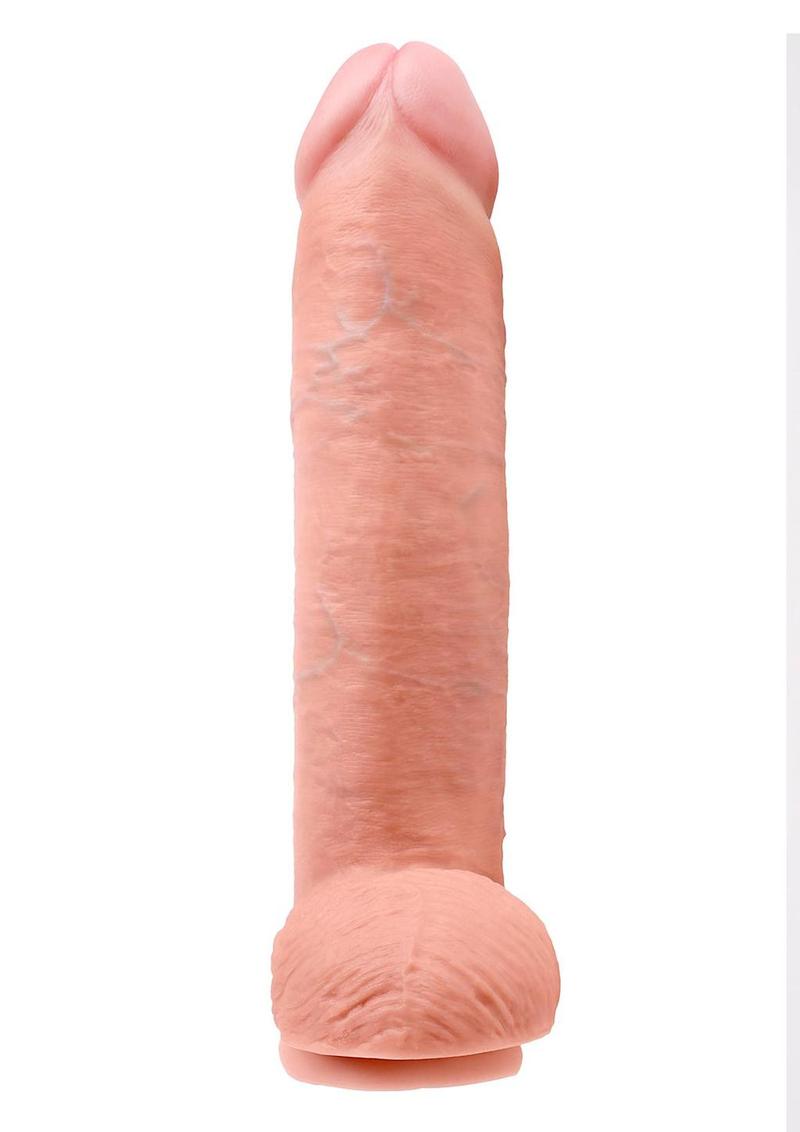 King Cock Realistic Dildo With Balls