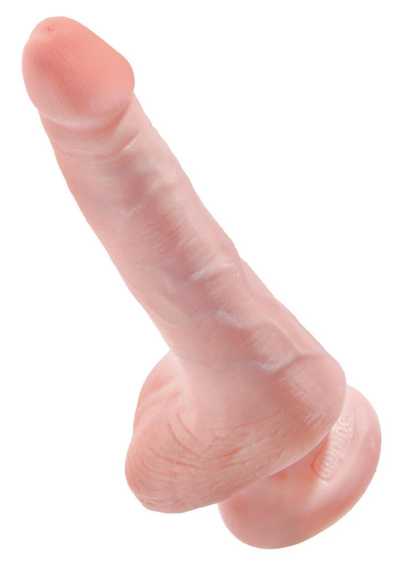 King Cock Realistic Dildo With Balls