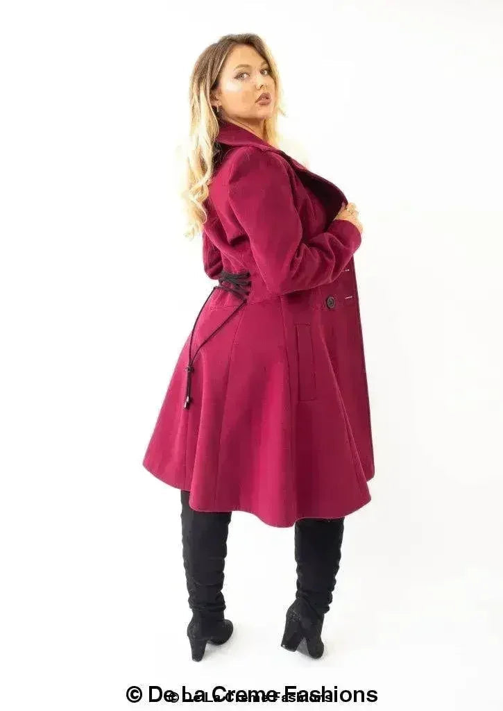 Kirsty Slim Fit A-Line Coat