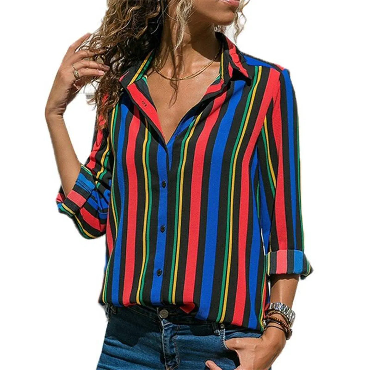 Korean Office Chiffon Blouse