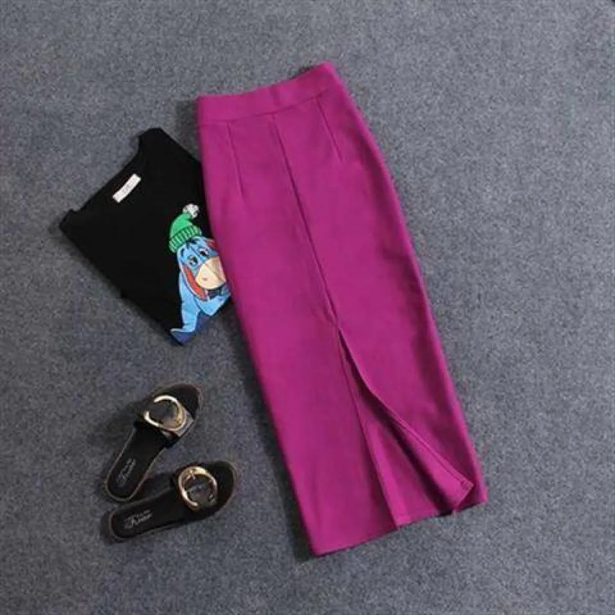 Korean Slim Stretch Pencil Skirts