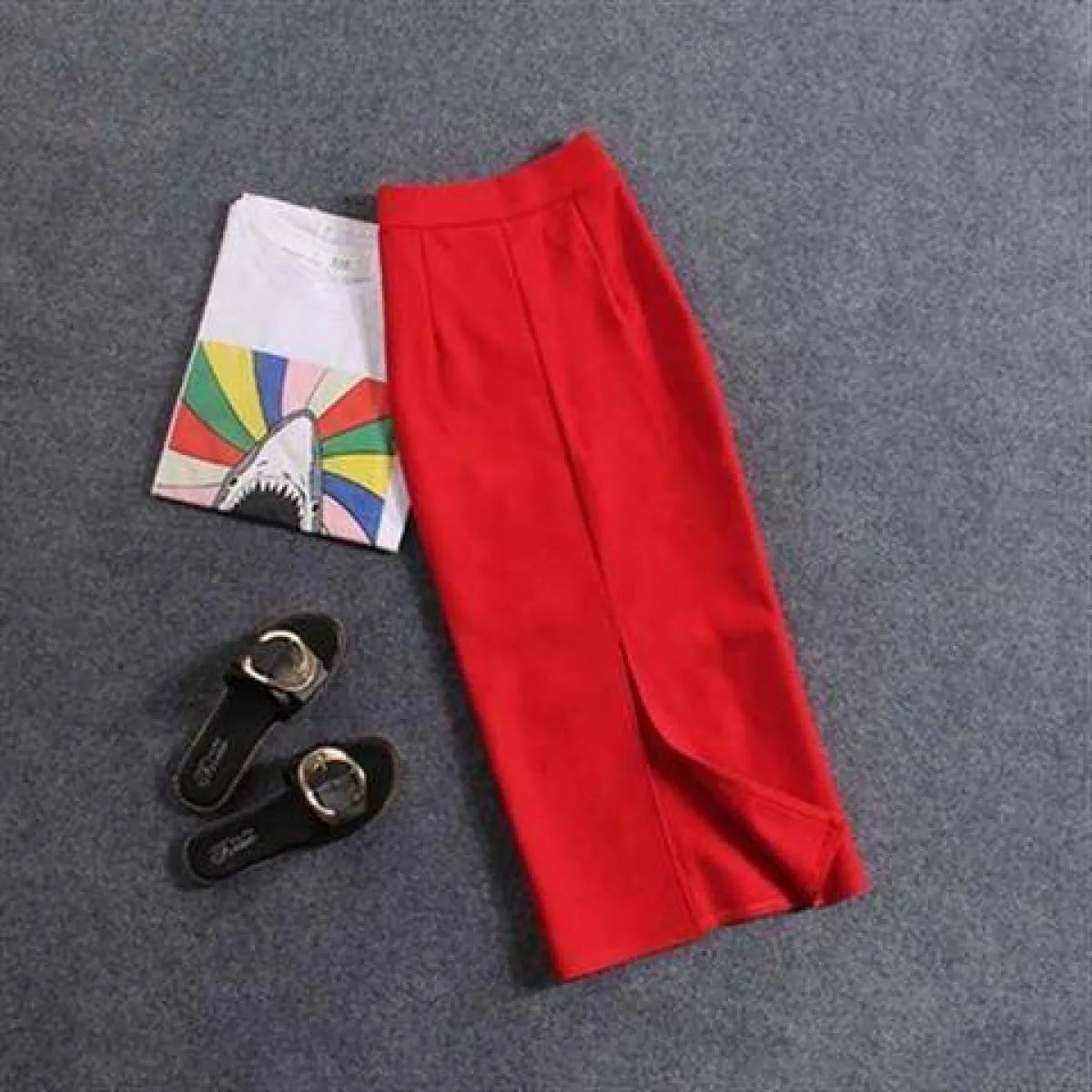 Korean Slim Stretch Pencil Skirts