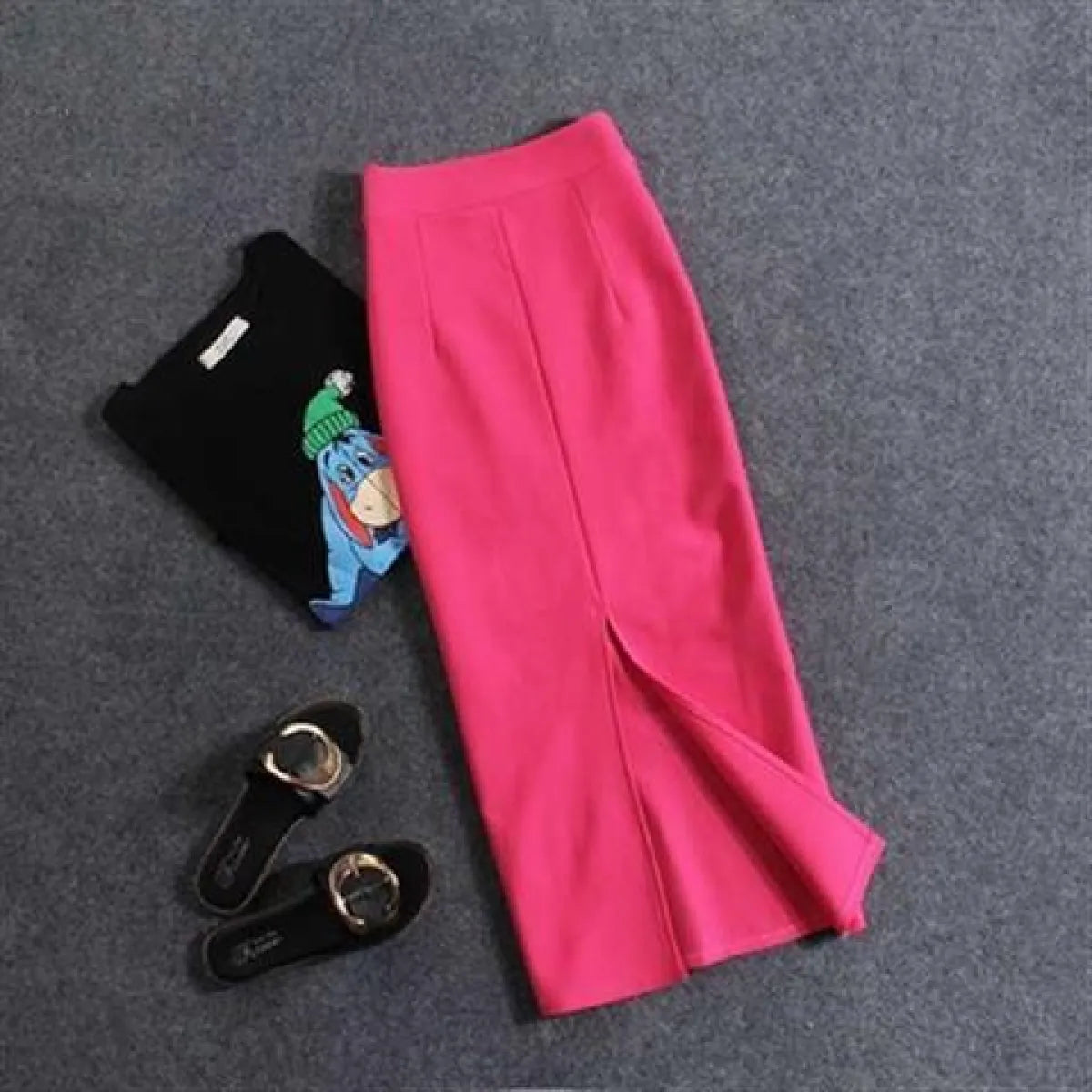 Korean Slim Stretch Pencil Skirts