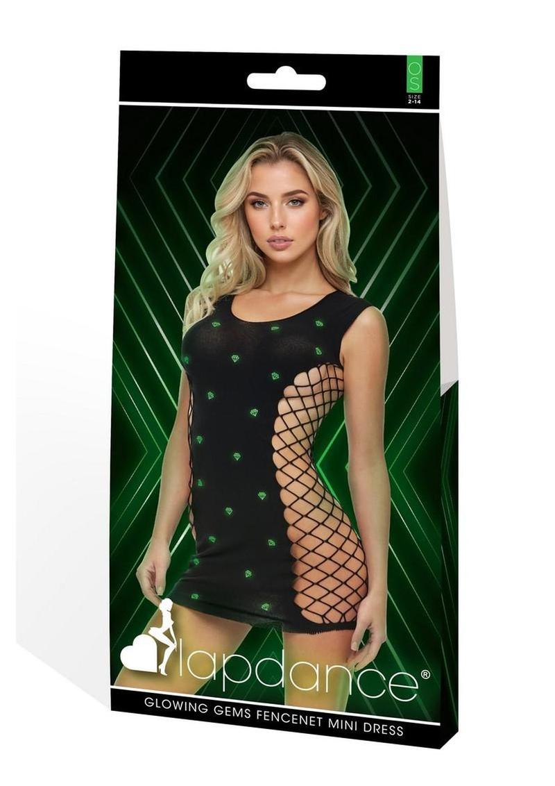 Lapdance Glowing Gems Mini Dress OS