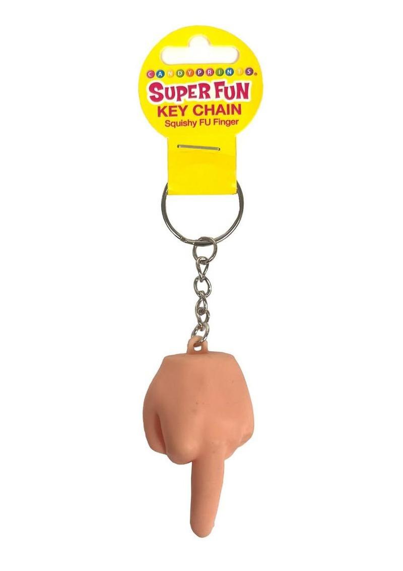 Last Fuck Squishy Middle Finger Key Chain